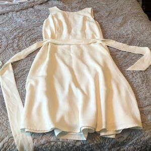 White House black market white dress size 10